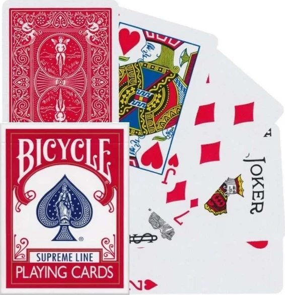 Карты "Bicycle Supreme Line Standard Index red"