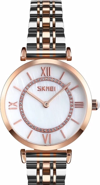 Наручные часы skmei 9198trgwth-s rose gold/silver-white lady size