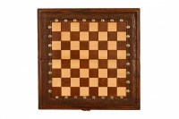 Шахматы + нарды резные &quot;Гамбит 1&quot; 40, Simonyan