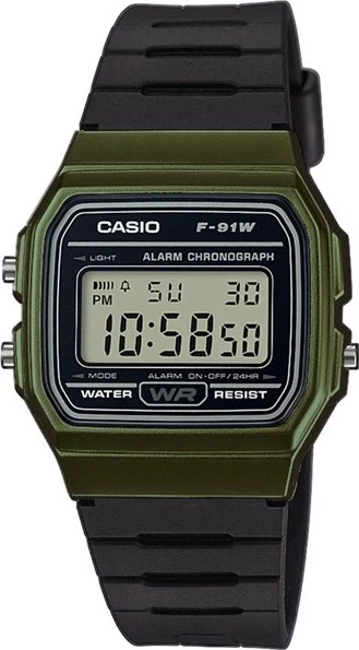 наручные часы casio f-91wm-3a