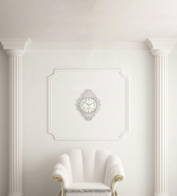 Настенные часы atlantis tld-35203 gold/white