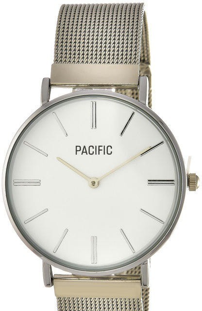Наручные часы pacific x6169 корп-хром циф-бел сетка