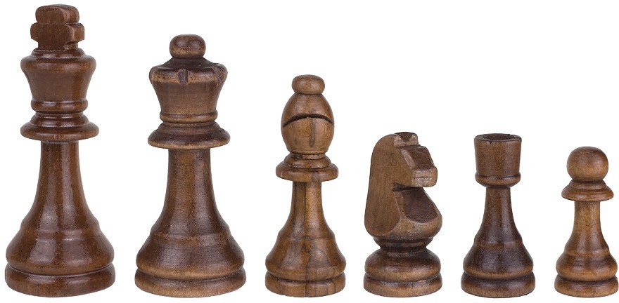 Шахматные фигуры деревянные с подложкой Partida 8,9 см