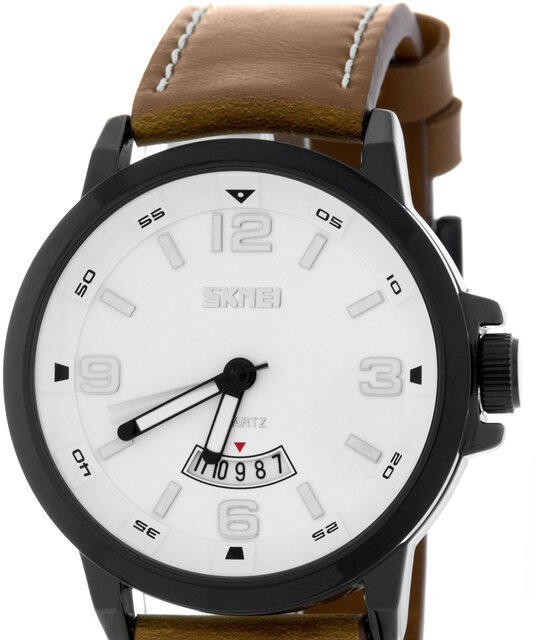 Наручные часы skmei 9115wtbn white/brown