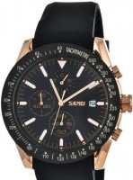 Наручные часы skmei 9253prgbk rose gold/black-silicone strap