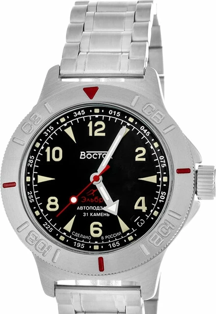 Наручные часы ВОСТОК 2416 (74092Б-22) черн циф браслет