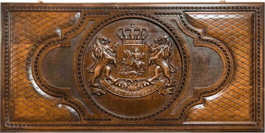 Нарды резные "Герб Грузии", Mkhitaryan