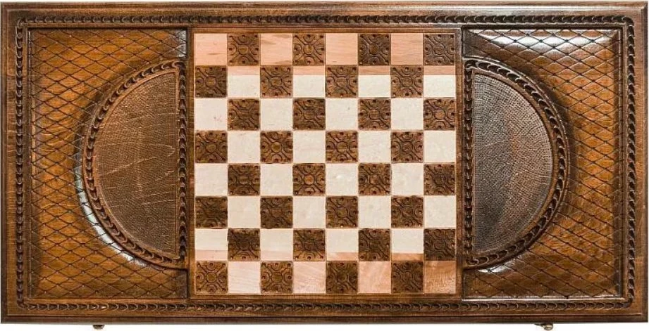 Нарды резные "Герб Грузии", Mkhitaryan