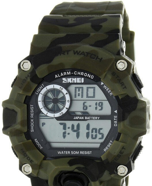 Наручные часы skmei 1019cmgn camouflage green
