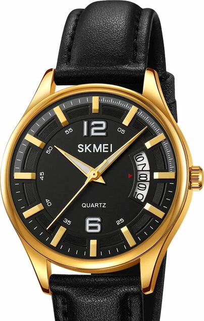 Наручные часы skmei 2046lgd gold-leather