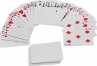 Карты &quot;Bicycle Blank Back Standard Face blue&quot; / рубашка пустая, лицо стандарт