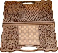 Нарды резные &quot;Герб РФ&quot;, Haleyan