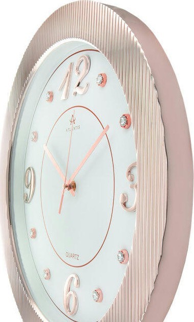 Настенные часы atlantis tld-3657a rose gold