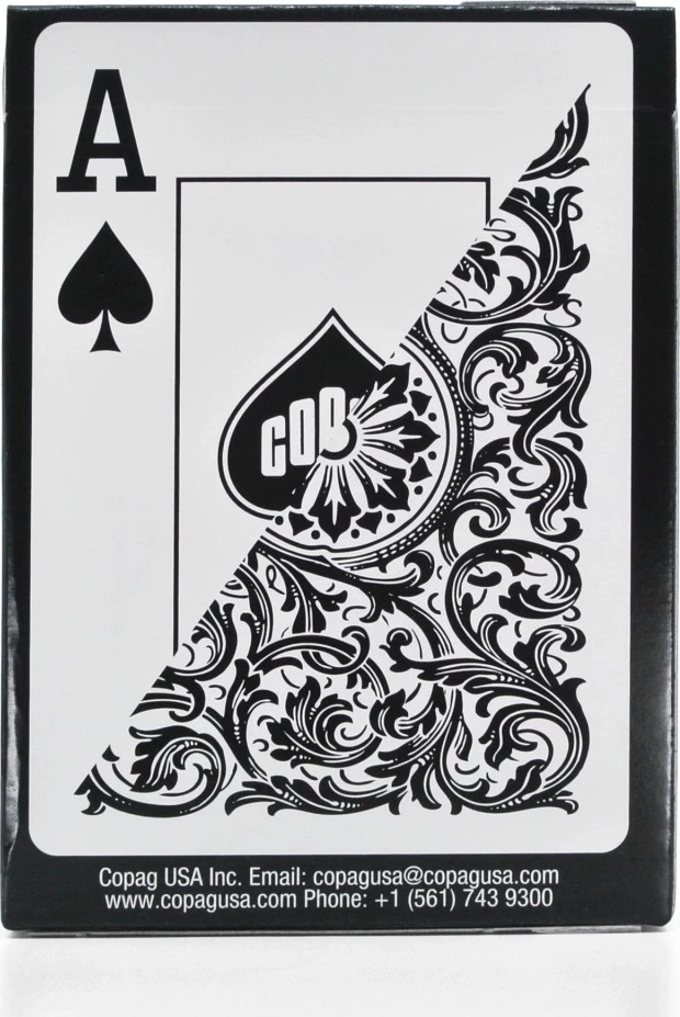Карты "1546 Elite Plastic Poker Size Jumbo Index black Single deck"