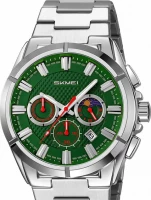 Наручные часы skmei 9355sign silver/green