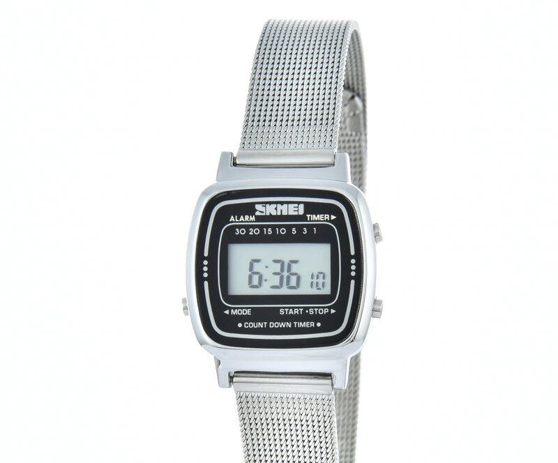 Skmei 1901MHSI silver (mesh belt)