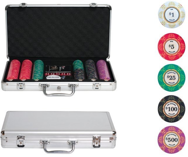 Набор для покера Luxury Ceramic на 300 фишек