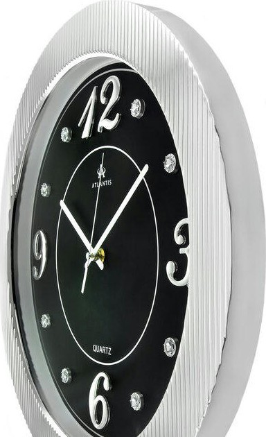 Настенные часы atlantis tld-3657a silver