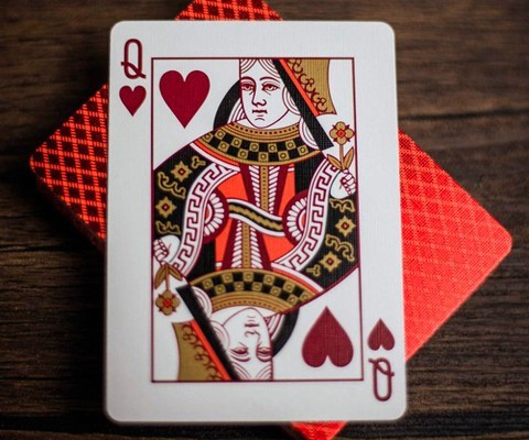 Карты "Bee Metalluxe Red"