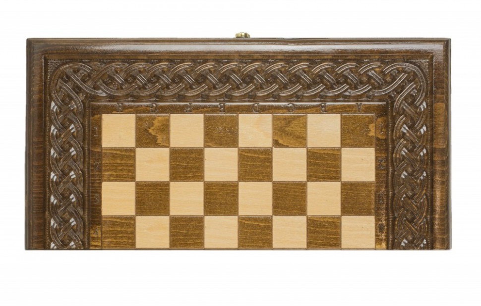 Шахматы + нарды резные "Армянский Орнамент 2" 50, Haleyan