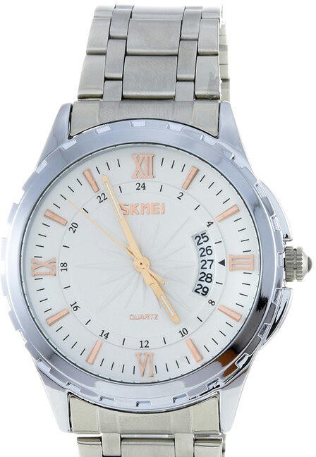 Наручные часы skmei 9069sirg silver/rose gold
