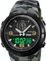 Наручные часы skmei 1655cmgybk grey camo-black