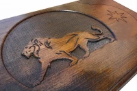 Нарды резные &quot;Лев&quot;, Ustyan