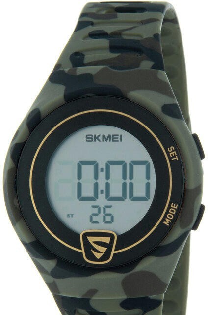 Наручные часы skmei 1798cmgnwt green camo/white