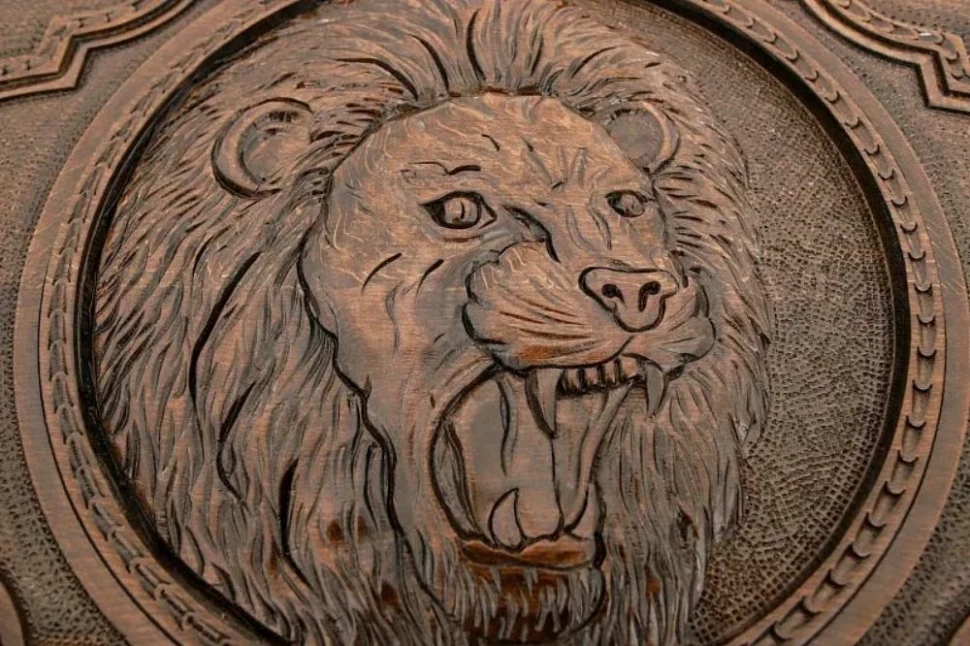 Нарды резные "Лев 2", Simonyan