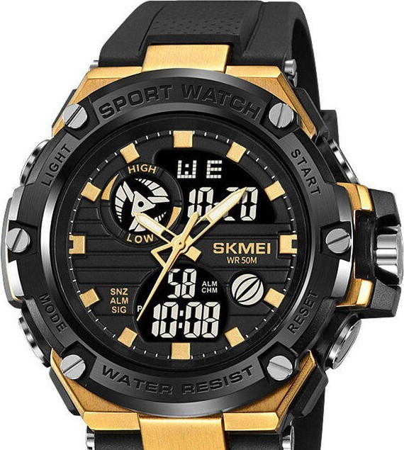 Наручные часы skmei 2119bkgd black/gold