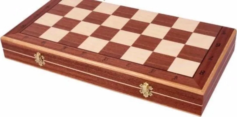 Шахматы "Дебют" 48 см маркетри, Madon (деревянные, Польша)