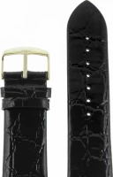 Ремешки velengton 24 черн croco лак зол заст