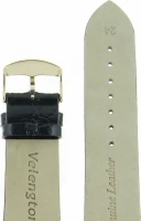 Ремешки velengton 24 черн croco лак зол заст