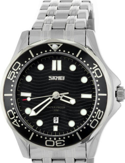 Наручные часы skmei 9276ssibk silver/ black-steel strap