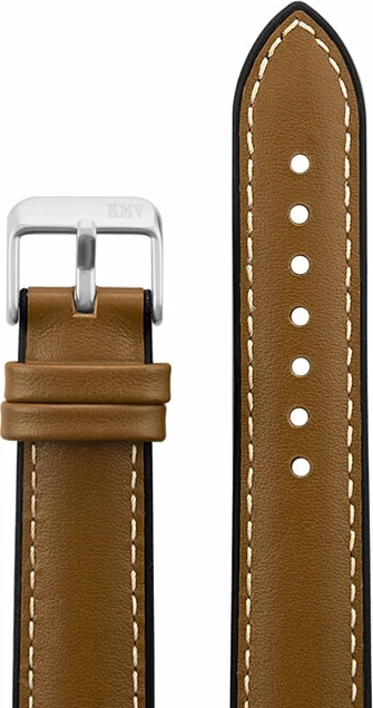 Ремешки "kmv" s-34, 20 р-р, кор с бел строчкой, l