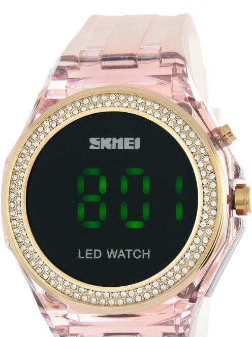 Наручные часы skmei 1597pk pink-transparent