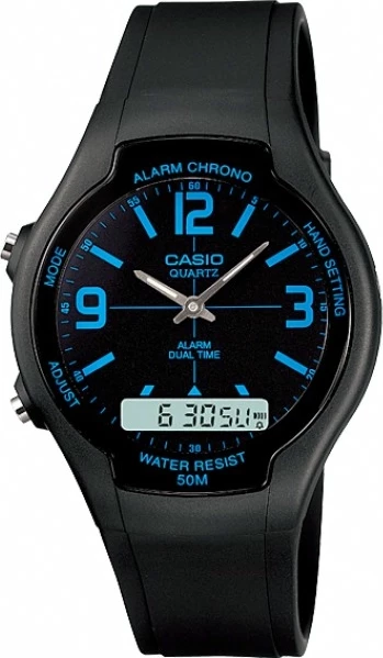 наручные часы casio aw-90h-2b