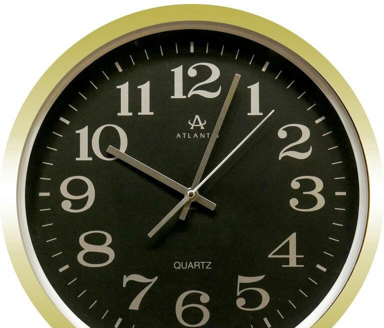 Настенные часы atlantis d614a5-b gold