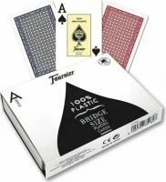 Карты "Fournier №2826 (2 Jumbo Index) - Bridge Twin plastik case"