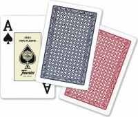 Карты "Fournier №2826 (2 Jumbo Index) - Bridge Twin plastik case"