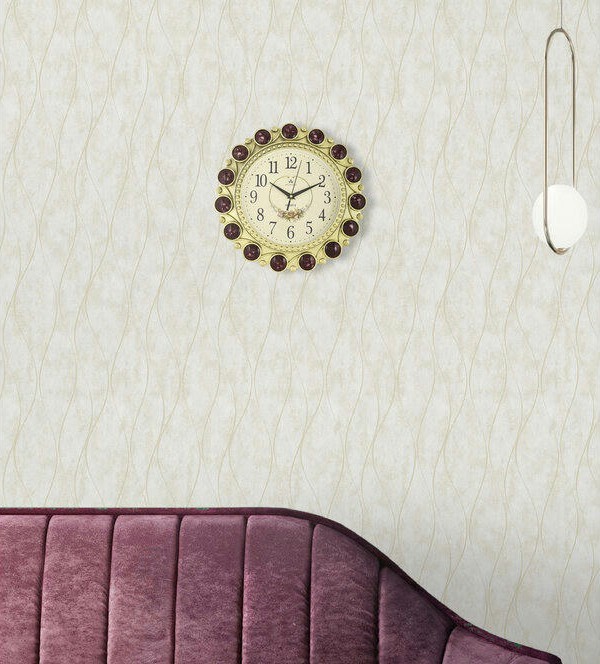 Настенные часы atlantis tld-6998e brown jewelry