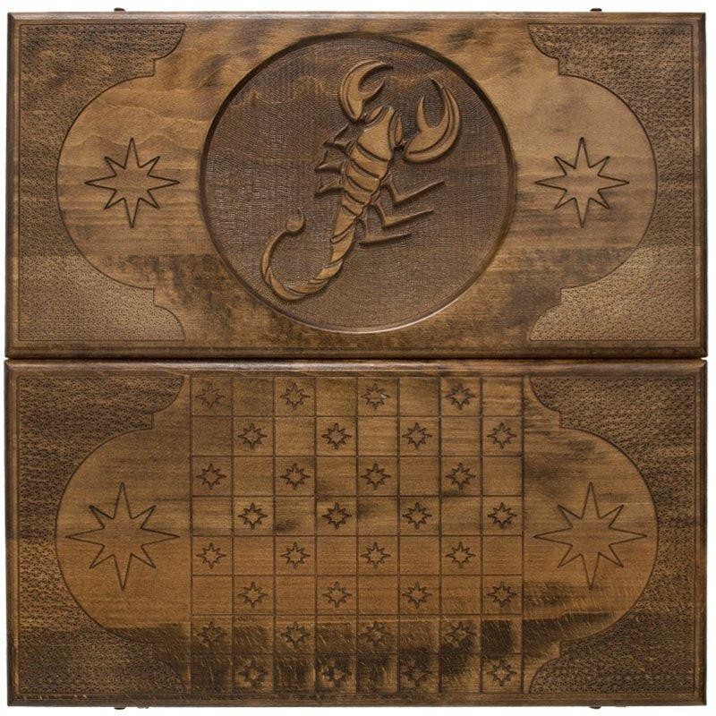 Нарды резные "Скорпион", Ustyan