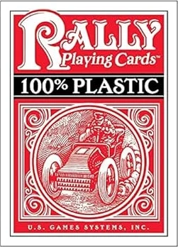 Карты "100% Plastic Rally Playing Сards red"