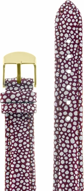 Ремешки maknamara 16 мм змея бело-фиолет