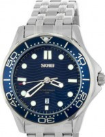Наручные часы skmei 9276ssibu silver/ blue-steel strap
