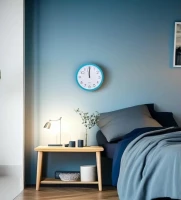 Настенные часы la minor 705 голубые