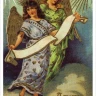 Карты "Old Time Christmas Angels Deluxe Double Bridge Deck"