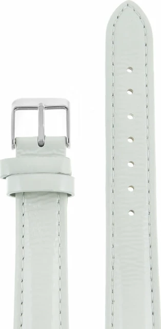 Ремешки maknamara 16 мм бел лак сер заст mp-16101