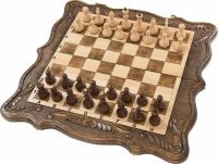 Шахматы + нарды резные 50, am452, Mirzoyan