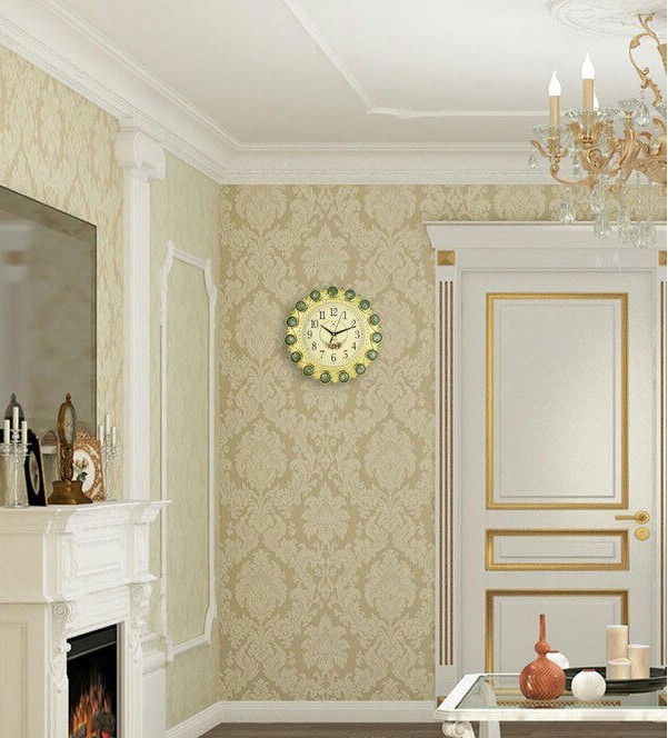 Настенные часы atlantis tld-6998e green jewelry